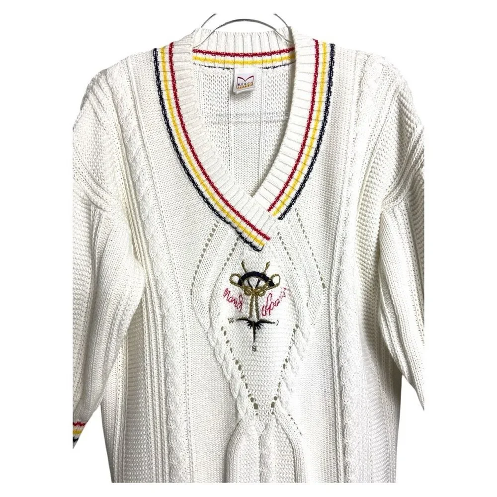 Vintage 80s Mondi Sport knit sweater size M/L